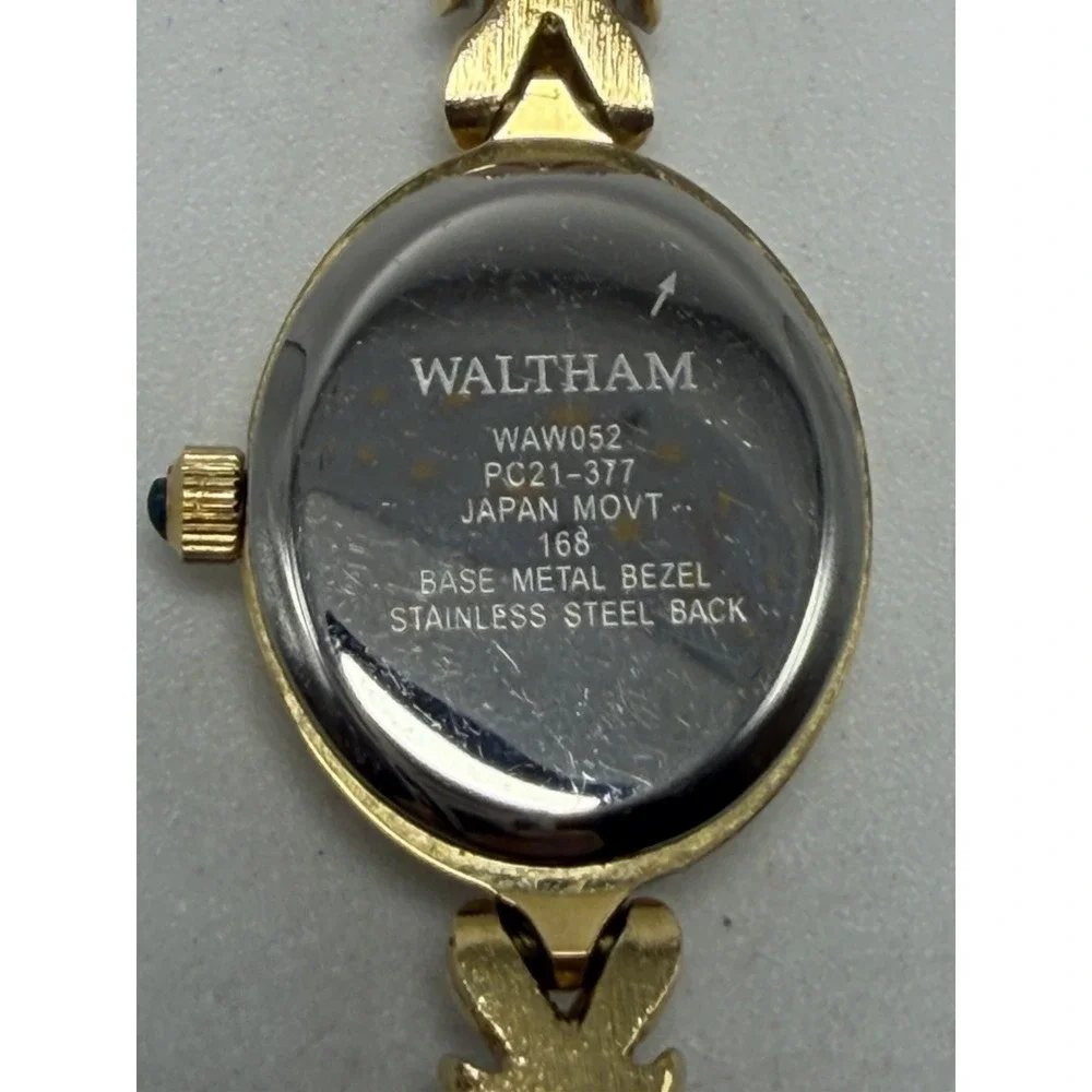Waltham Women WAW052 New Battery Ladies MOP Watch 18MM 6.5